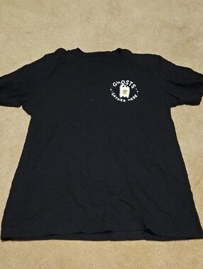 Black 'Ghosts Gather Here' Graphic Tee